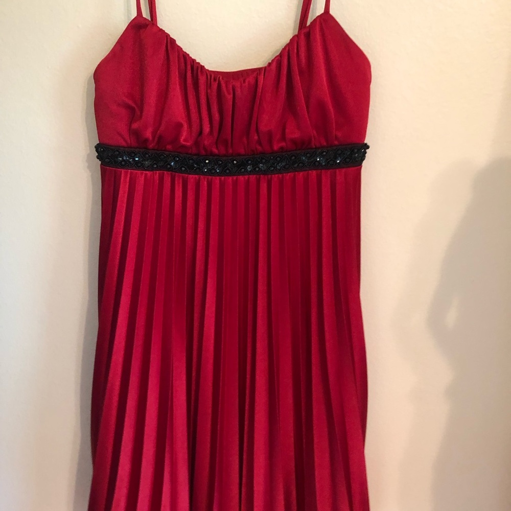 A red dress